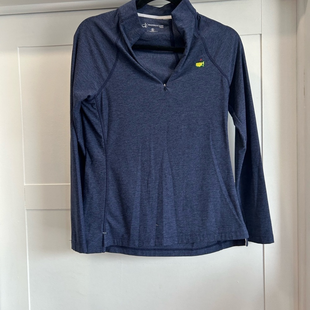 Magnolia Lane Tech Women's Navy Blue Half-Zip Jacket S